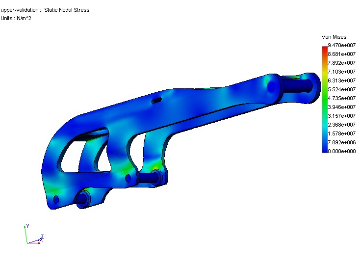 Upper Frame Stress Analysis